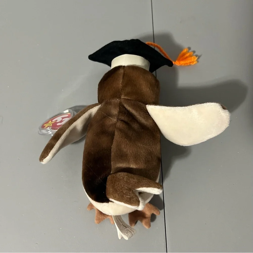 3/25$(Mix) TY Wise Graduation Owl Beanie Baby Mint Rare Retired 1998 NWT - Picture 9 of 13